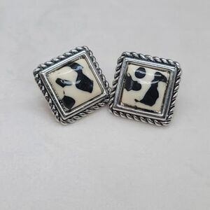 UNBRANDED Silver Tone Clip On Earrings